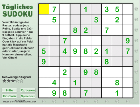 Sudoku-german