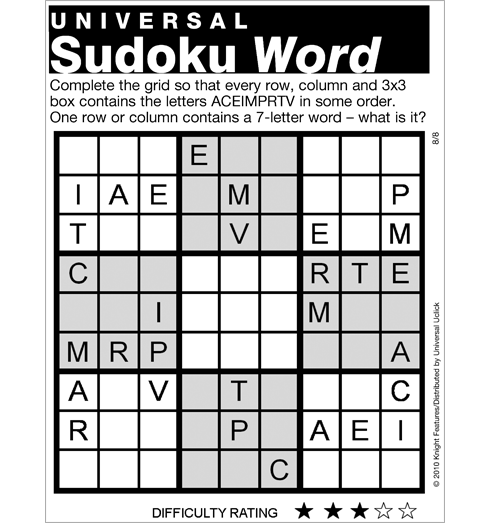 Print-sudokuword