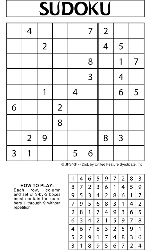 Sudoku-sunday-classics